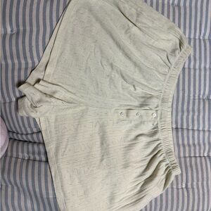 Aerie yellow sweater sleep shorts